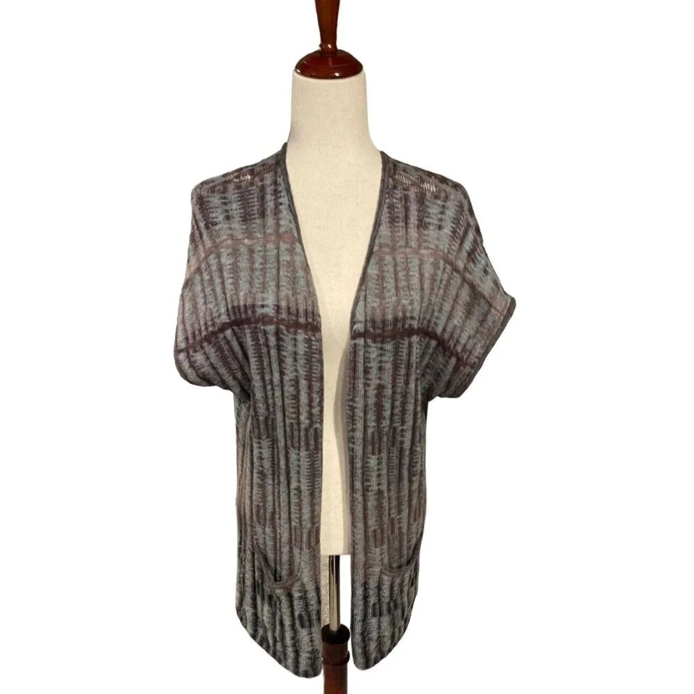 Peruvian Connection‎ Pima Cotton Cardigan Sweater Knit Art Women's M